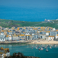 Buy canvas prints of St Ives Harbour by David Wilkins