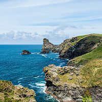 Buy canvas prints of Rocky Valley Tintagel by David Wilkins