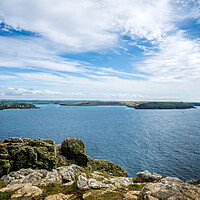 Buy canvas prints of Pentire Head View by David Wilkins