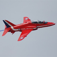 Buy canvas prints of Red Arrow close up by Dave Lloyd