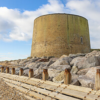 Buy canvas prints of Martello Tower 14 by David Hare
