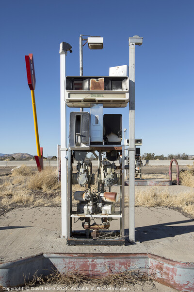 Diesel Pump Picture Board by David Hare