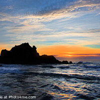 Buy canvas prints of Big Sur Sunset by David Hare