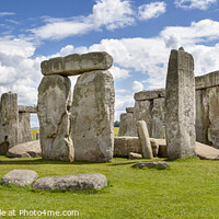 Buy canvas prints of Stonehenge Panorama by David Hare