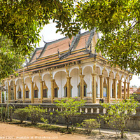 Buy canvas prints of Wat Preah An Kau Saa by David Hare