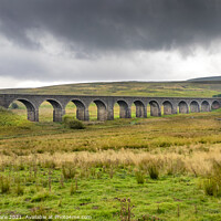 Buy canvas prints of Dandrymire viaduct. by David Hare