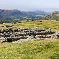 Buy canvas prints of Hardknott Pass Roman Fort by David Hare