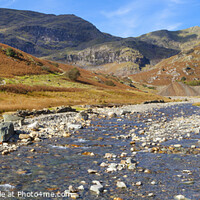 Buy canvas prints of Cumbrian Hillsides and streams by David Hare