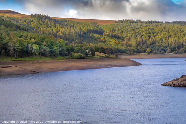 Ladybower Reservoir Picture Board by David Hare