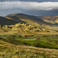 Buy canvas prints of Peak District Panorama by David Hare