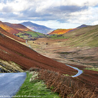 Buy canvas prints of Newlands Pass by David Hare