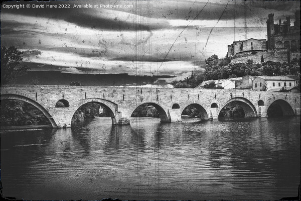 Pont Vieux Picture Board by David Hare