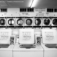 Buy canvas prints of Fresno Laundromat by David Hare