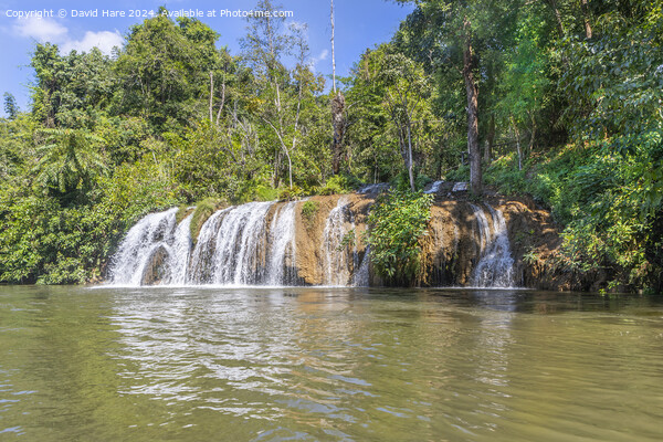 Sai Yok Yai Waterfall Picture Board by David Hare