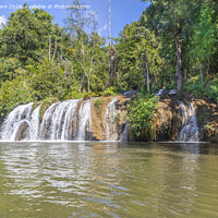 Buy canvas prints of Sai Yok Yai Waterfall by David Hare