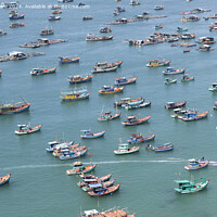 Buy canvas prints of Fishing Fleet by David Hare