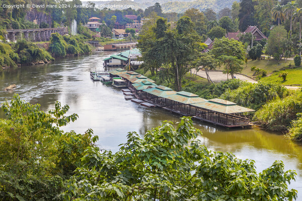 River Kwai at Tham Krasae Picture Board by David Hare
