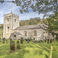 Buy canvas prints of Arncliffe Church by David Hare