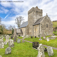 Buy canvas prints of Church of St Cadoc by David Hare