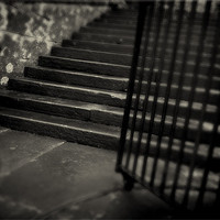 Buy canvas prints of Secret stairs. by David Hare