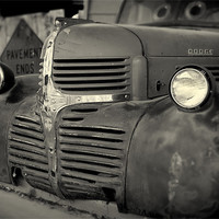 Buy canvas prints of Part of a Dodge. by David Hare