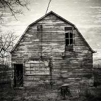 Buy canvas prints of Canadian barn by David Hare