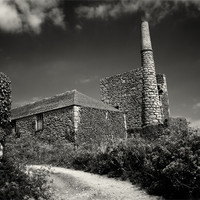 Buy canvas prints of Cornish Tin Mine. by David Hare