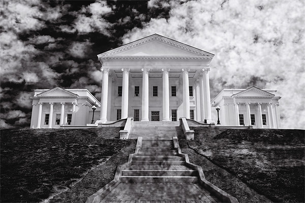 Virginia State Capitol Picture Board by David Hare