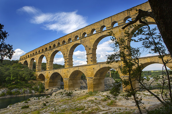 Pont du Gard Picture Board by David Hare