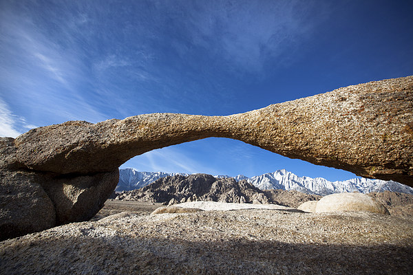 Lathe Arch, Alabama Hills. Picture Board by David Hare