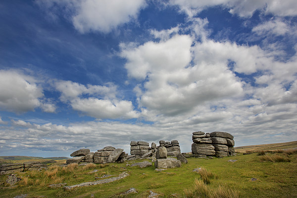 Dartmoor Tor Picture Board by David Hare