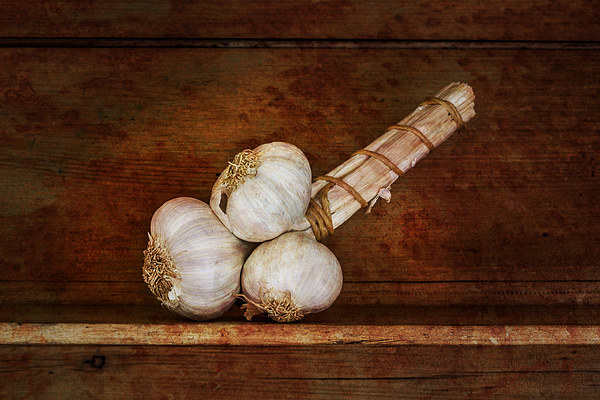  Bunch of garlic Picture Board by David Hare