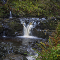 Buy canvas prints of  Glenariff Nature Reserve Waterfalls by David Hare