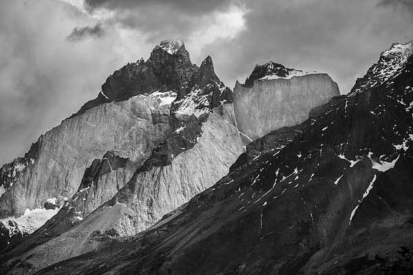 Patagonian Mountains Picture Board by David Hare
