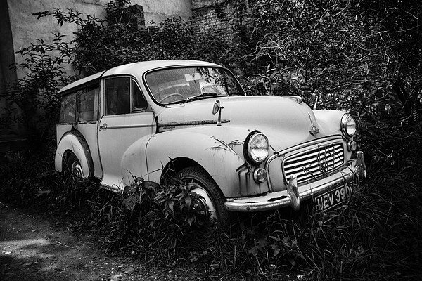 A derelict Morris Traveler  Picture Board by David Hare