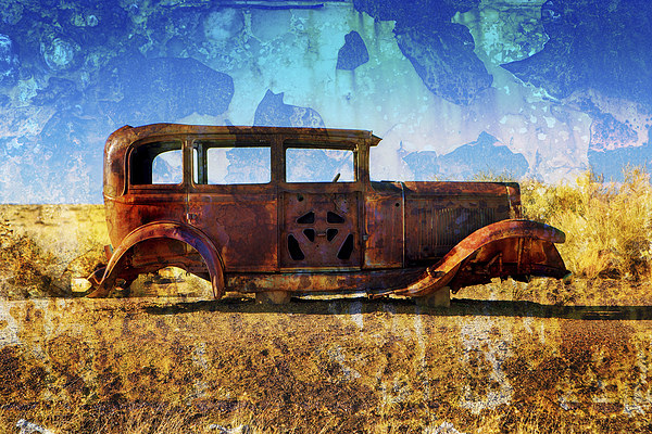  Rusting in Splendour Picture Board by David Hare