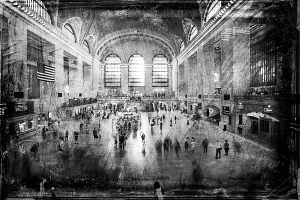  Grand Central Terminal Picture Board by David Hare