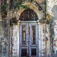 Buy canvas prints of Derelict Doorway by David Hare