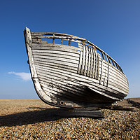 Buy canvas prints of Beached Boat by David Hare