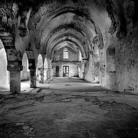 Buy canvas prints of Derelict Cypriot Church. by David Hare