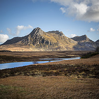 Buy canvas prints of Highland Mountains by David Hare