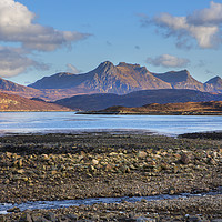 Buy canvas prints of Ben Loyal over Highland Water by David Hare