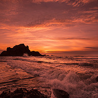 Buy canvas prints of Pacific Sunset by David Hare