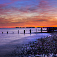 Buy canvas prints of Sunset over Dymchurch by David Hare