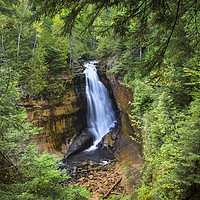 Buy canvas prints of Miners Falls, Munising. by David Hare