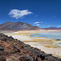 Buy canvas prints of Atacama Salt lake by David Hare