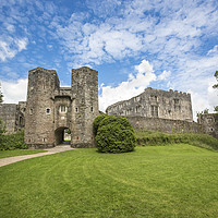 Buy canvas prints of Berry Pomeroy Castle by David Hare