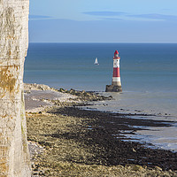 Buy canvas prints of Beachy Head Lighthouse by David Hare
