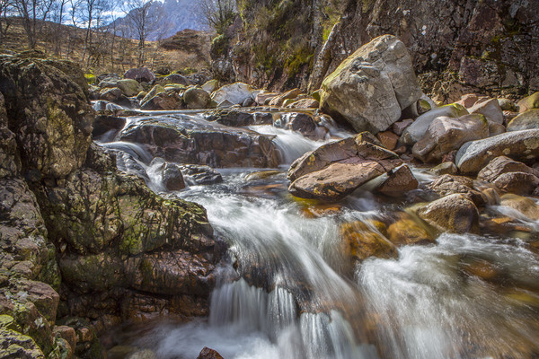 Falls at Glencoe Picture Board by David Hare