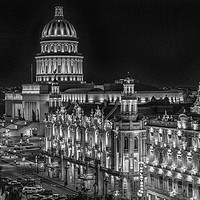 Buy canvas prints of The Capitol, Havana by David Hare